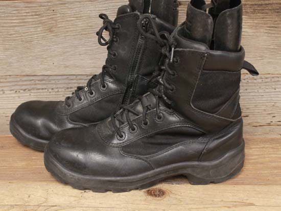 MENS WORX BY RED WING STEEL TOE BLACK LEATHER TACTICAL BOOTS SZ 11 W | eBay