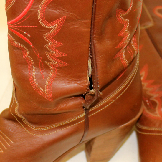 Dingo Brand Brown Leather Western Cowboy Fashion Boots Womens Sz 8 5 M