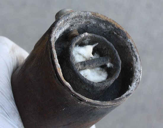 Condition Used, this exhaust pipe is in OK condition, it is heavily 