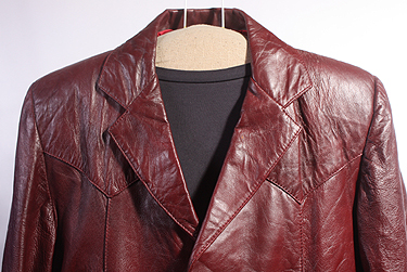 MENS VINTAGE SOFT LEATHER HIPSTER JACKET/BLAZER sz 42  