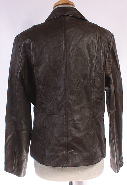 WOMENS SONOMA CUTE SOFT LAMBSKIN HIPSTER JACKET sz L  