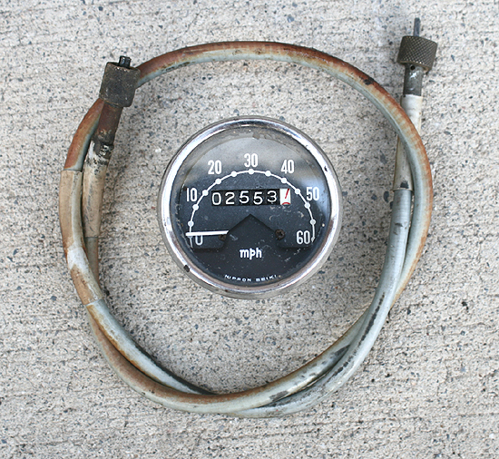 62 69 HONDA CA110 C110 SPORT 50 CUB SPEEDOMETER + CABLE  