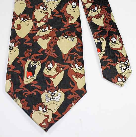 WARNER BROS. LOONEY TOONS TAZ POLYESTER TIE/NECKTIE  